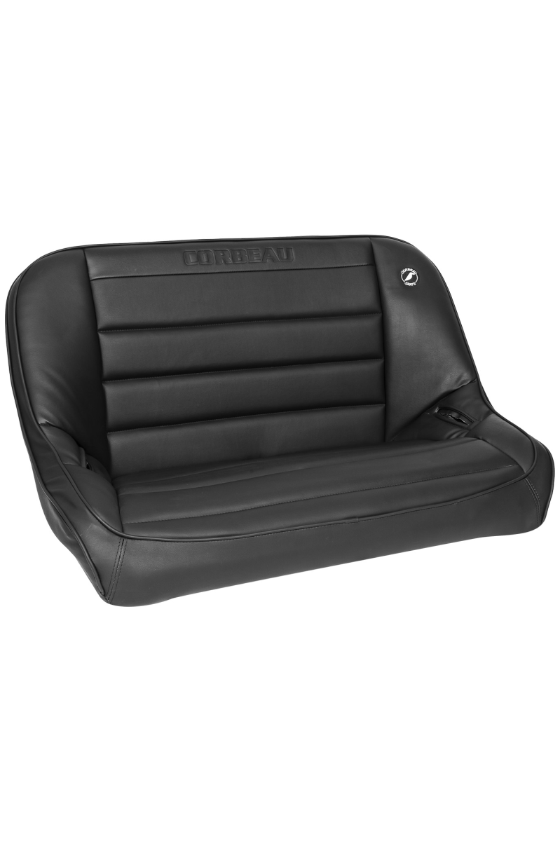 Corbeau-Blem - Blemished Corbeau 40" Baja Black Vinyl Bench Seat - Single - Image 1