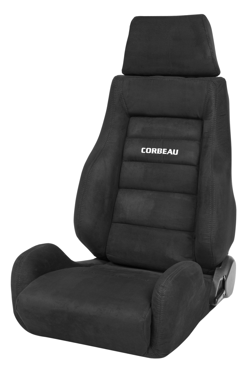 Corbeau-Blem - Blemished Corbeau GTS II Black Microsuede Reclining Driver Side Racing Seat - Single - Image 1