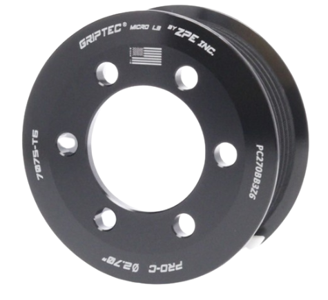 ZPE Griptec - Griptec 6-Rib ProCharger Non-Offset Supercharger Pulley - No Hub Kit - Image 1