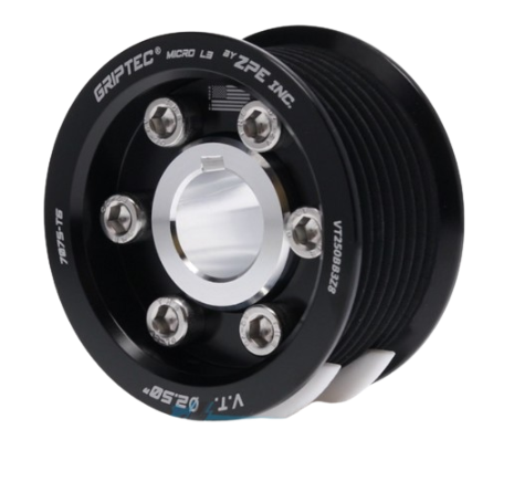 ZPE Griptec - Griptec 10-Rib ProCharger Non-Offset Supercharger Pulley - With Hub Kit - Image 1