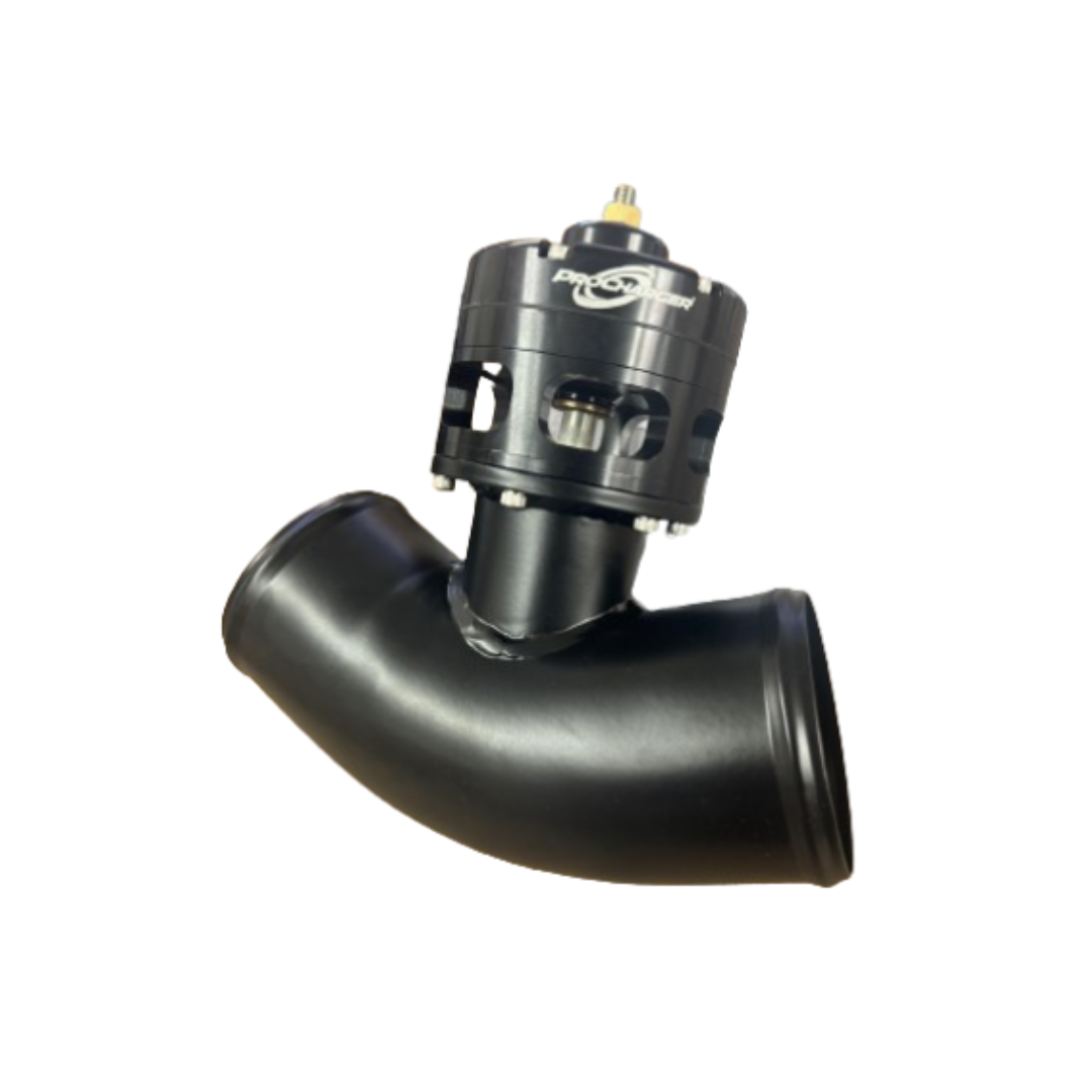 ATI/Procharger - ProCharger 3.5" Air Tube W/ Black Race Valve - Image 1