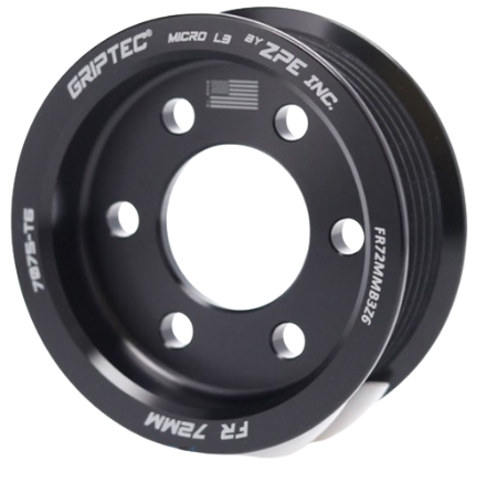 ZPE Griptec - Griptec 6-Rib Roush 2012-2014 Ford Raptor 6.2L TVS2300 Supercharger Pulley - Image 1