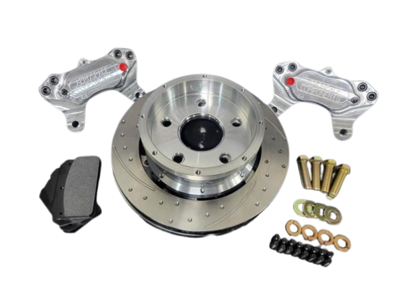 Aerospace Components - Aerospace Chevy Corvette C7 2014-2019 4 Piston Front Pro-Street Drilled and Slotted Disc Brakes - Image 1