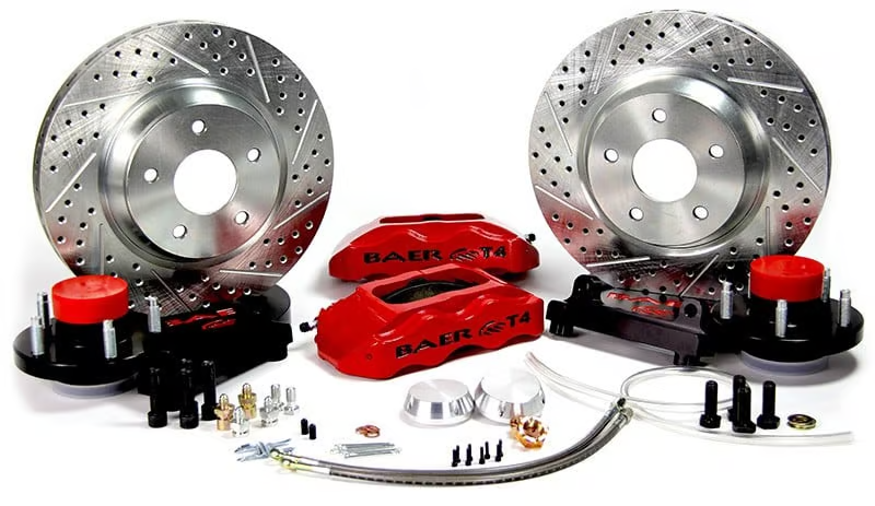 Baer Brakes  - Baer GM A/F/X Body 4 Piston Track4 Front Disc Brake Kit - 13" Disc - Image 1