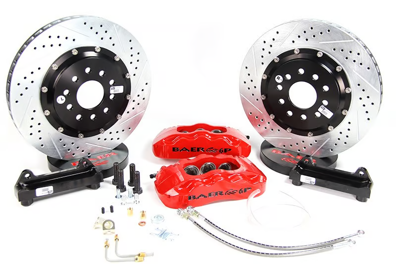 Baer Brakes  - Baer 1997-2013 Chevy Corvette C5/C6 6 Piston Pro+ Front Disc Brakes - 14" Disc - Image 1