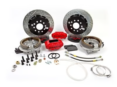 Baer Brakes  - Baer 1971-1976 GM Passenger Cars 4 Piston SS4+ Rear Disc Brakes W/ Parking Brake - 13" Disc (Requires OE 10/12 Bolt C-Clip Rear End) - Image 1