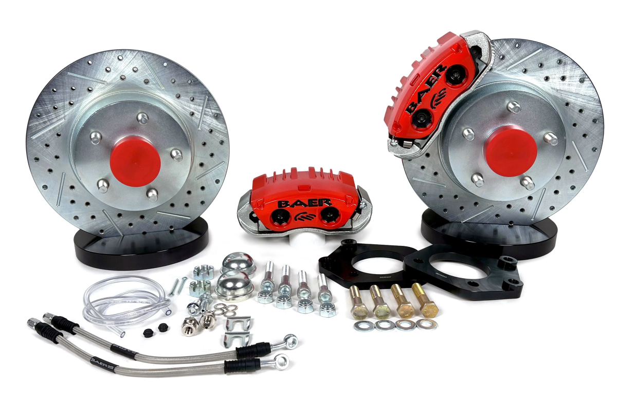 Baer Brakes  - Baer GM A/F/X Body 2 Piston Classic Front Disc Brake Kit - 11" Disc (Requires OE/Drop Spindles) - Image 1