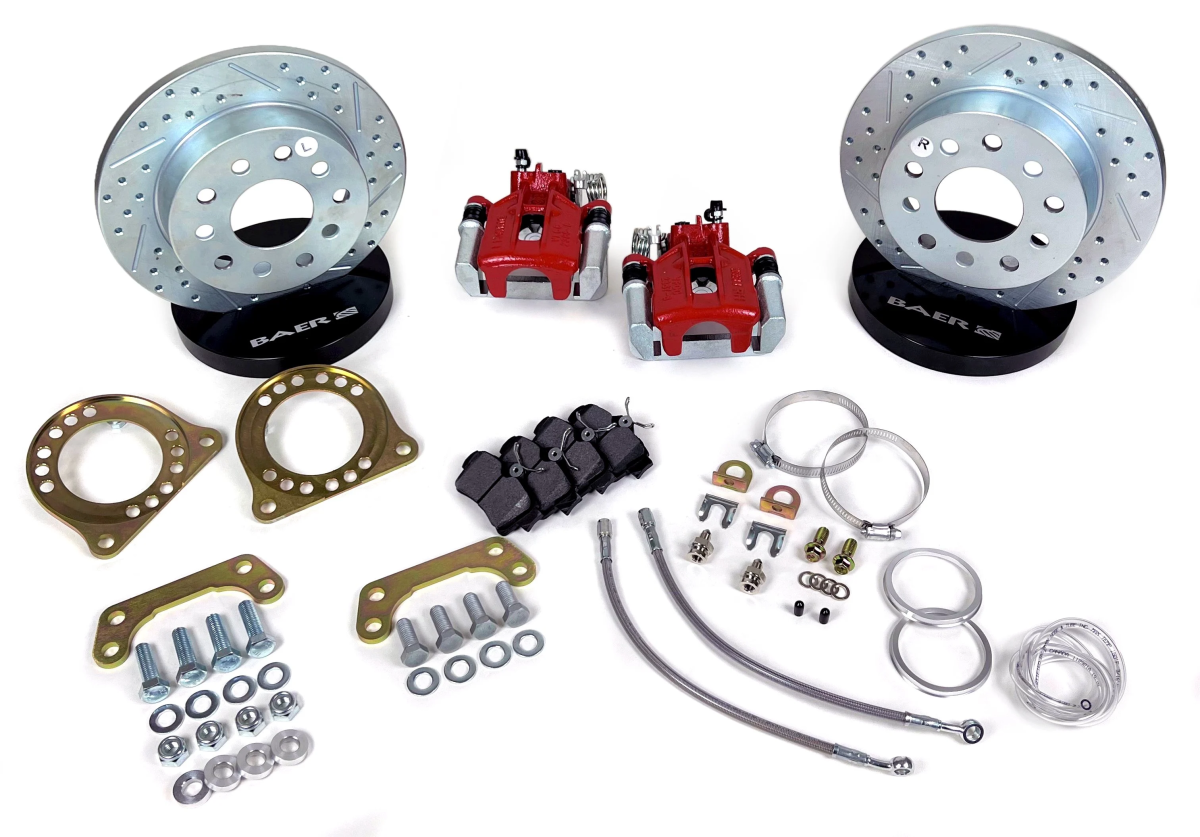 Baer Brakes  - Baer Single Piston Classic Front Disc Brake Kit For GM 10/12 Bolt Rear End - 10.5" Disc (Non-Staggered Shock Applications) - Image 1