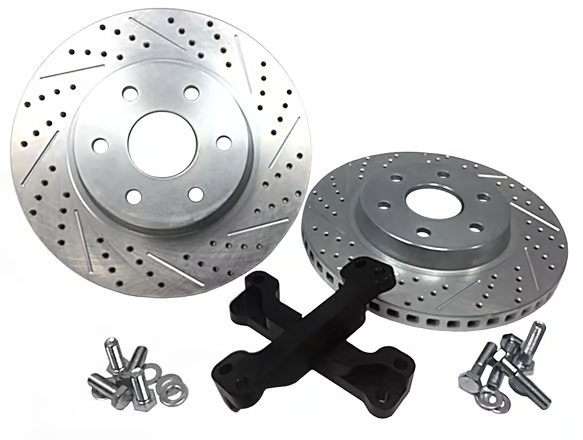 Baer Brakes  - Baer 1999-2006 GM Truck/SUV Big Claw Performance Rear Rotors Upgrade - 14" Disc (Reuses OE Caliper) - Image 1