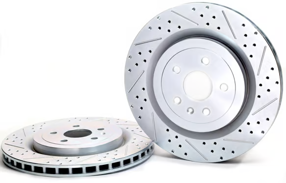 thumbnail image 2 of Detroit Axle Front & Rear Brake Rotors + Ceramic Pads – Chevy Trailblazer SS, Saab 9-7x, 10pc Kit 2 of 3