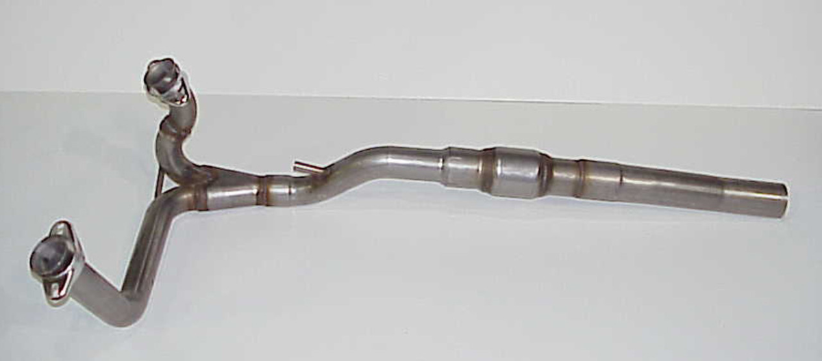 Bassani - Bassani 1986-1995 Ford F-150 2-1/4" Catted Y-Pipe - Image 1