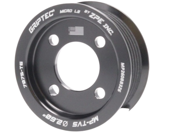 ZPE Griptec - Griptec 6-Rib Magnuson TVS2300 LS Camaro/Truck Hotrod Supercharger Pulley - .400 Offset - Image 1