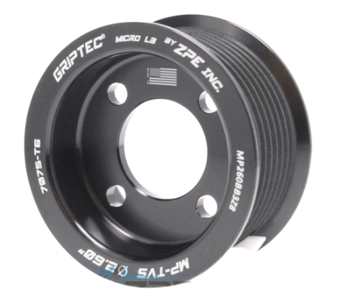 ZPE Griptec - Griptec 8-Rib Magnuson TVS2300 LS Camaro/Truck Hotrod Supercharger Pulley - .400 Offset - Image 1