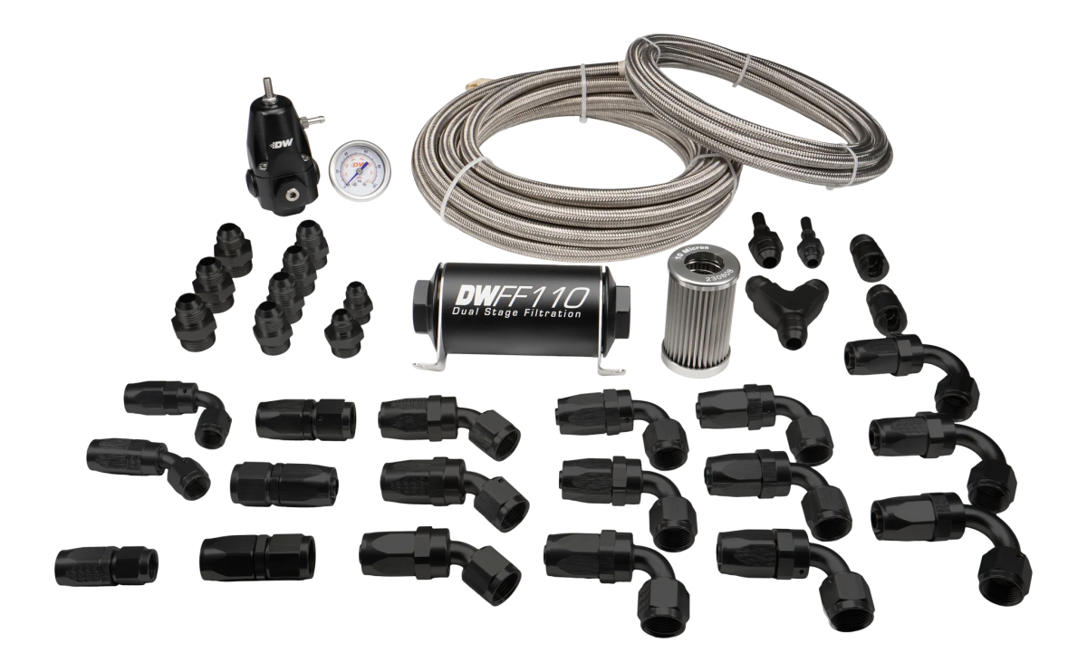 DeatschWerks - DeatschWerks 20+ Toyota GR Supra MK5 / 21+ BMW M3/M4 CPE Return Plumbing Kit - Image 1