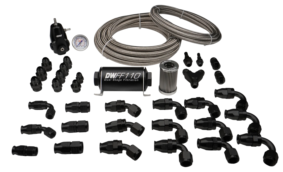 DeatschWerks - DeatschWerks 20+ Toyota GR Supra MK5 / 21+ BMW M3/M4 PTFE Return Plumbing Kit - Image 1