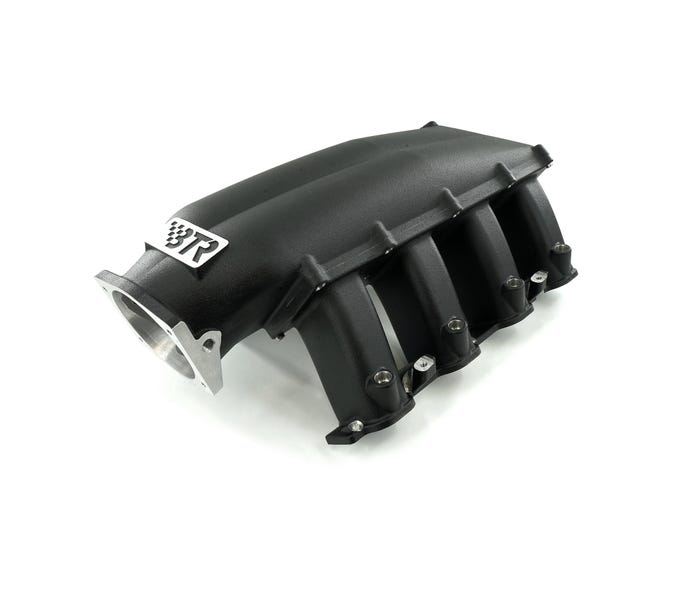 Brian Tooley Racing - BTR Gen V LT Trinity Cast Aluminum Mid-Length Intake Manifold W/ Injector Holes - Black Finish - Image 1