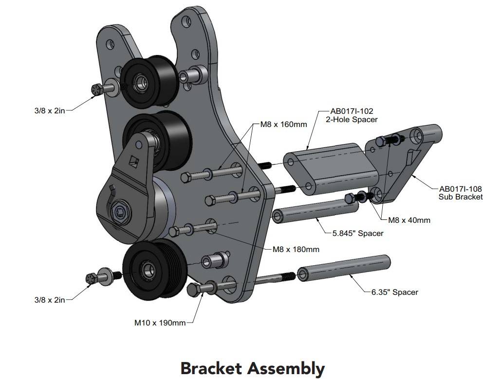 ATI/ProCharger Parts - ProCharger 2011-22 Ram 1500 Supercharger Stage 2 Mounting Bracket - Image 1