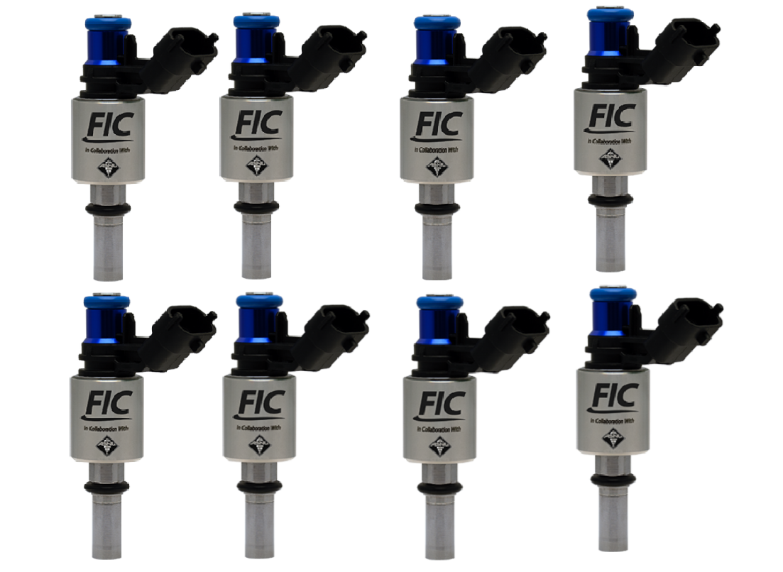 Fuel Injector Clinic - FIC 3000cc Low Z Flow Matched Fuel Injectors - Set of 8 - Image 1