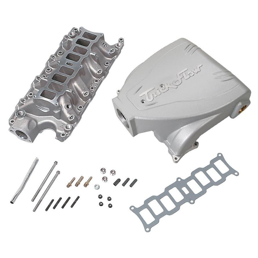 Trickflow - Trick Flow Track Heat Intake Manifolds for Ford 5.0L Silver - Image 1