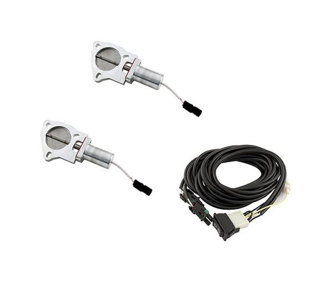 Texas Speed - Texas Speed 3" Dual Exhaust Cut-Outs w/ Wiring Harness and Switch - Image 1