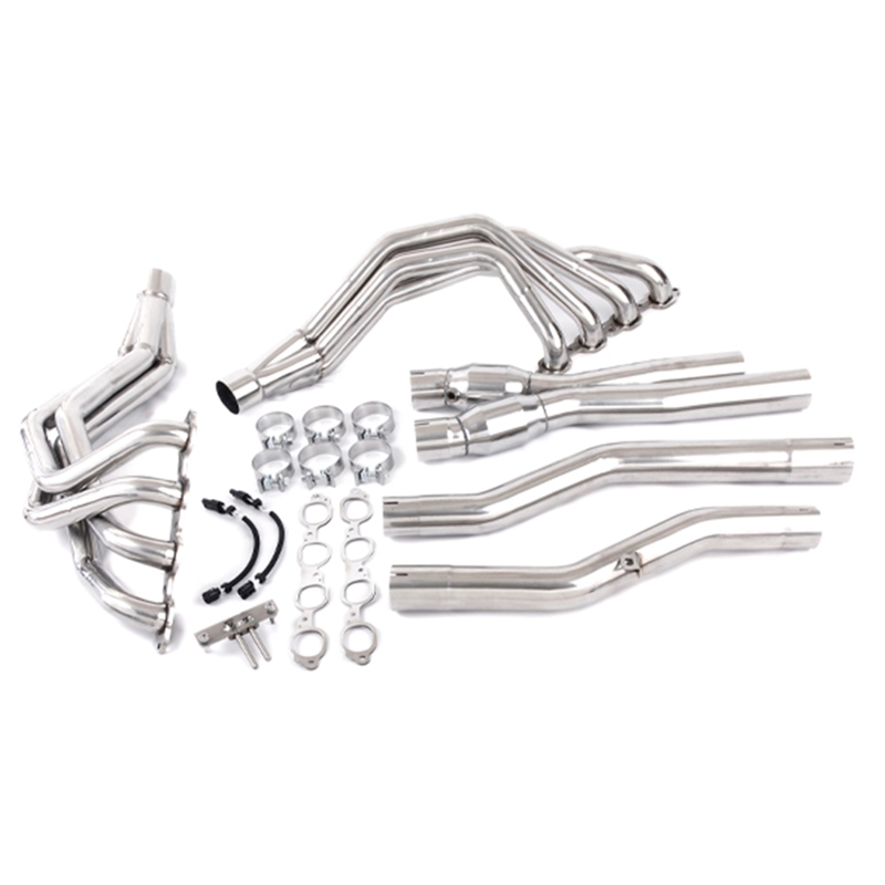 Texas Speed - Texas Speed 2014-2019 Chevy Corvette C7 2" Long Tube Headers w/ 3" Catted X-Pipe - Image 1