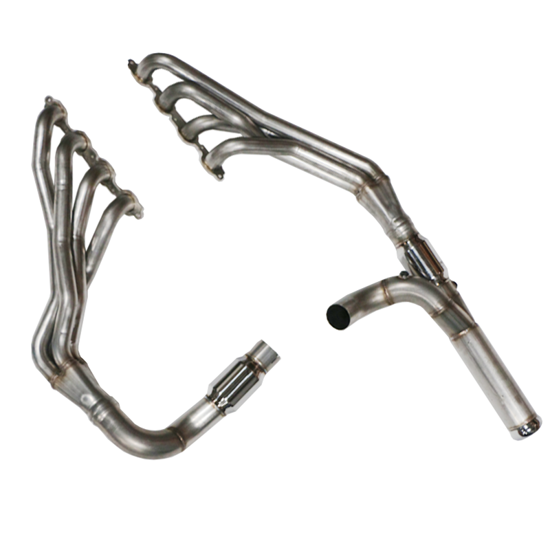 Texas Speed - Texas Speed 2014-2018 6.2L GM Truck 1-7/8" Long Tube Headers w/ Catted Y-Pipe - Image 1