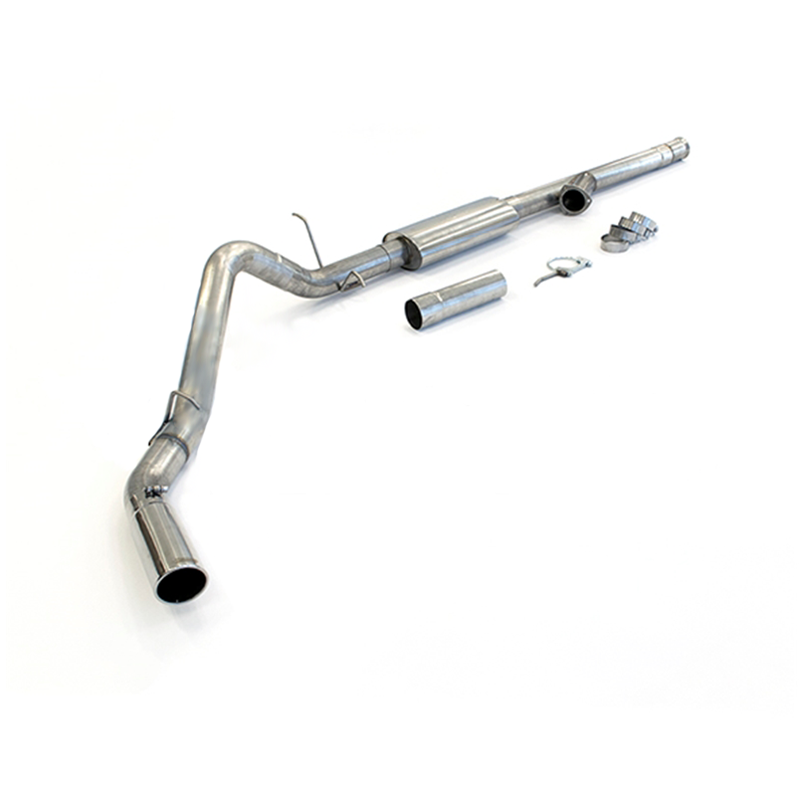 Texas Speed - Texas Speed 2014+ GM Truck 5.3L 3.5" Cat-Back Single Exit Exhaust w/ 3.5" Cutout - Image 1