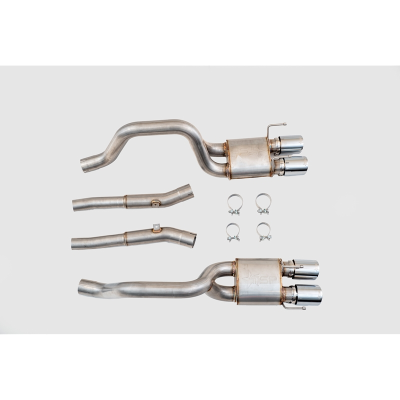 Texas Speed - Texas Speed 2005-2013 C6 Corvette Non-Valved Cat-back Exhaust W/ Polished Quad Tips - Image 1