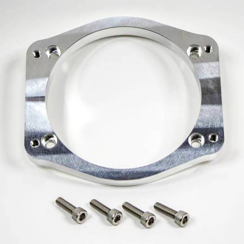 Nick Williams Performance - Nick Williams 112/120 LS/LT Throttle Body Adapter for 3.0L Whipple Supercharger / 4-Bolt LS/LT Bolt Pattern Intake Manifolds - Aluminum - Image 1