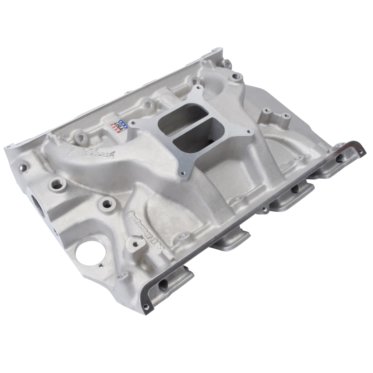 Edelbrock - Edelbrock Performer RPM Ford FE 390 Dual Plane Intake Manifold W/ 4150 Flange - Satin Finish - Image 1