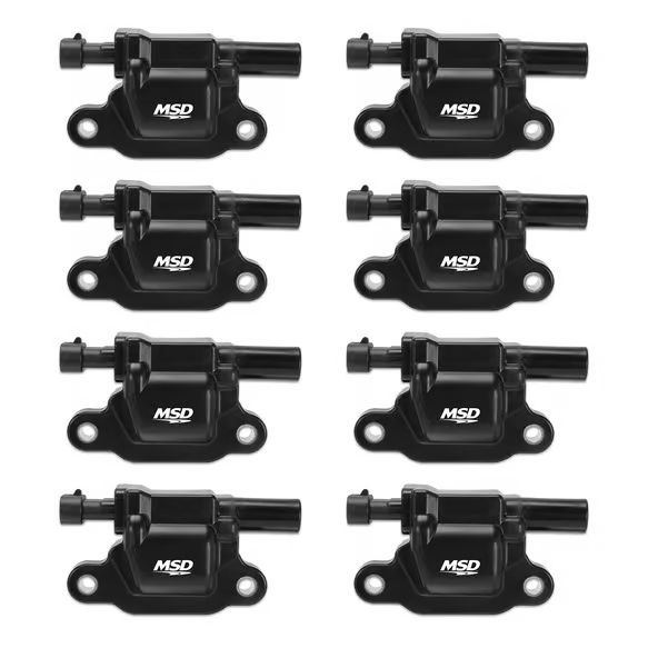 Holley - MSD LS Blaster Ignition Coil Kit For 2005-2016 GM LS2/LS3/LS4/LS7/LS9 Engines - Black - Image 1