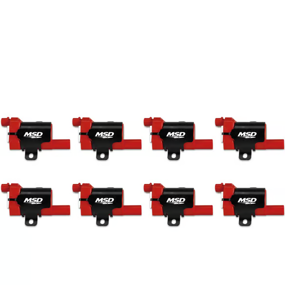 Holley - MSD LS Blaster Ignition Coil Kit For 1999-2007 GM Truck/SUV - Red - Image 1