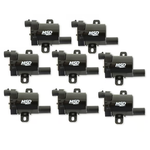 Holley - MSD LS Blaster Ignition Coil Kit For 1999-2007 GM Truck/SUV - Black - Image 1