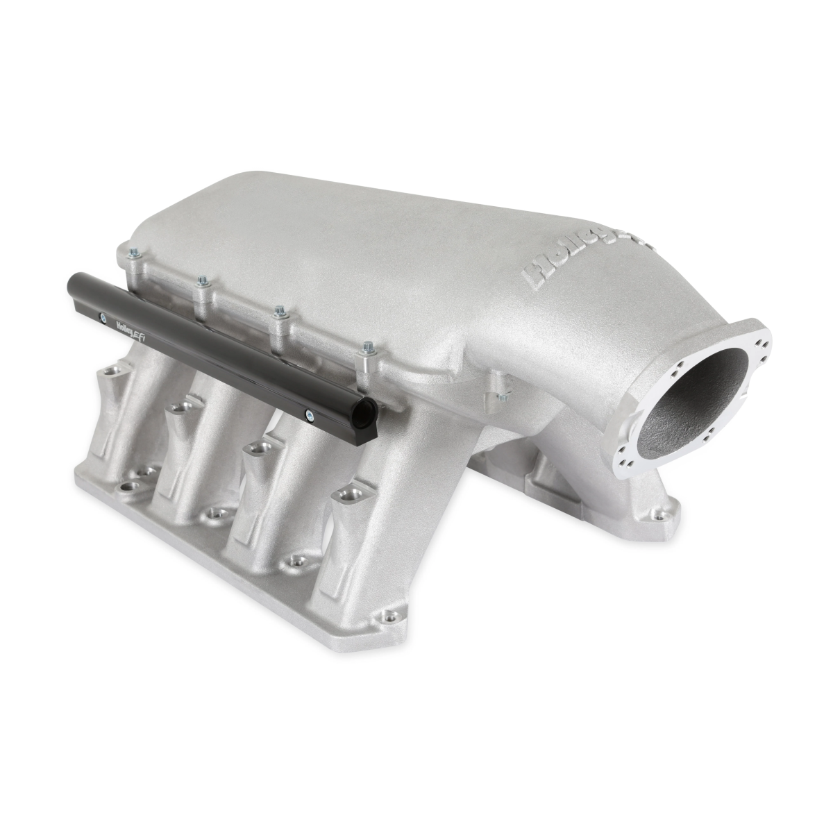 Holley - Holley Hi-Ram Gen III Hemi 80/92mm Intake Manifold w/ High Flow Fuel Rails - Satin - Image 1