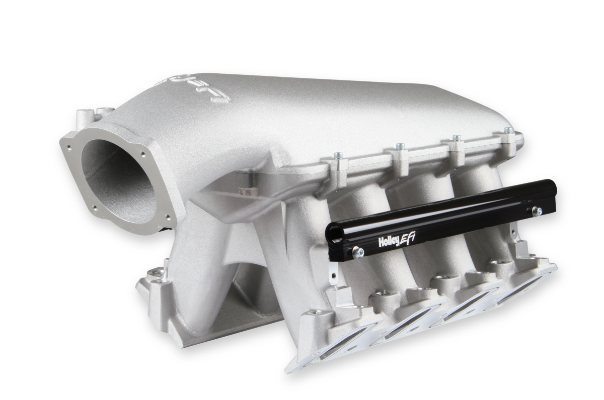 Holley - Holley Hi-Ram LS7 92MM Intake Manifold w/ High Flow Fuel Rails - Satin - Image 1