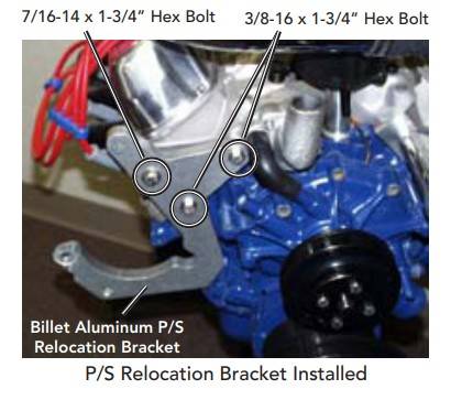ATI/ProCharger Parts - ProCharger 1986-93 Mustang P/S Mounting Bracket - Image 1