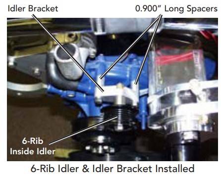 ATI/ProCharger Parts - ProCharger 1986-93 Mustang 6 Rib Tensioner / Idler Bag - Image 1