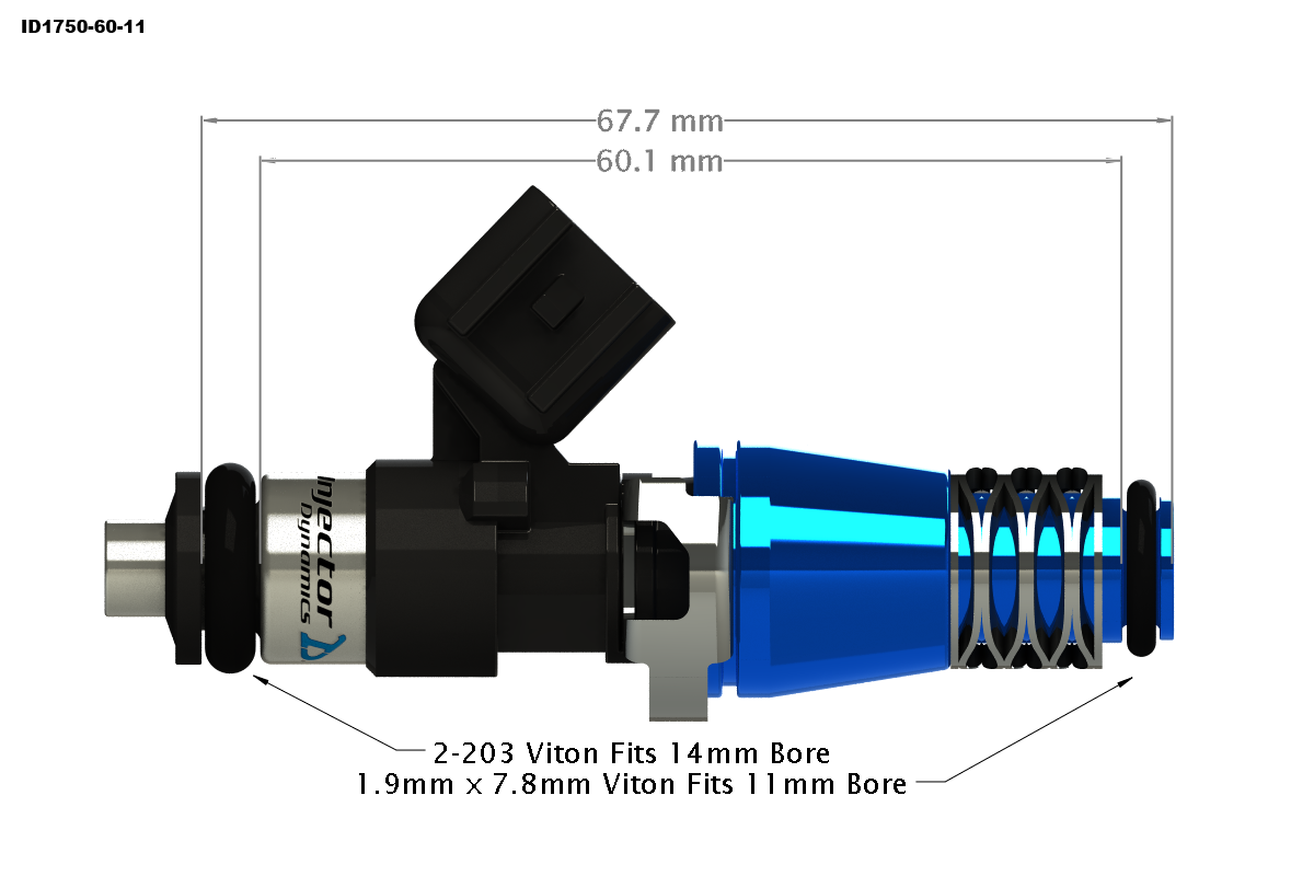 Injector Dynamics - Injector Dynamics ID1750 Fuel Injectors 1979-1995 Mazda RX-7 FB/FC/FD - Image 1