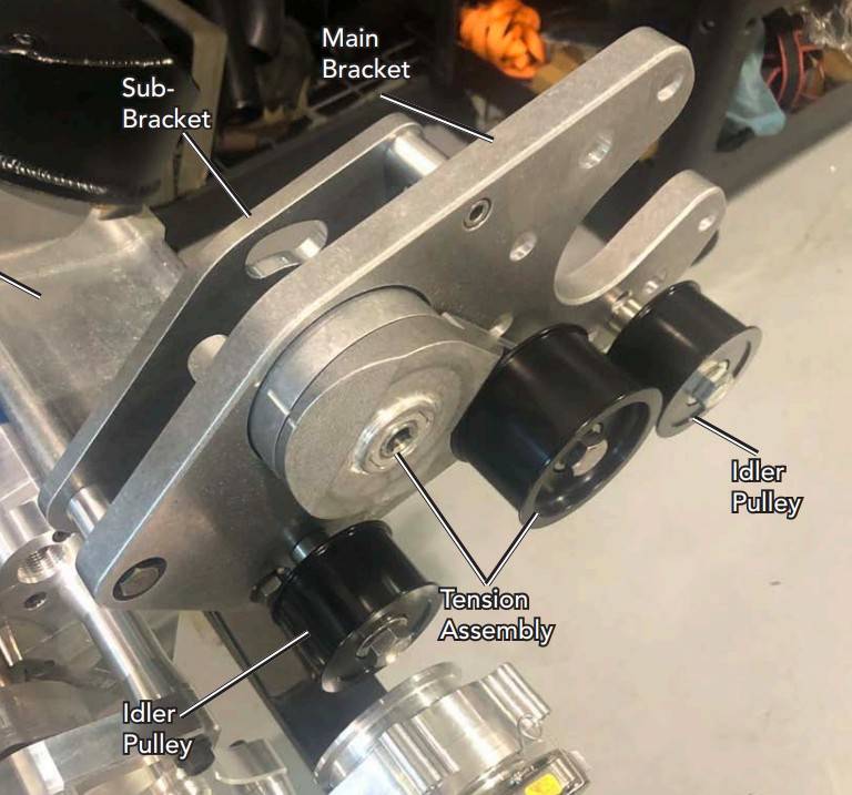 ATI/ProCharger Parts - ProCharger 1987-93 Ford Mustang 8-Rib Renegade Tensioner Assembly - Image 1