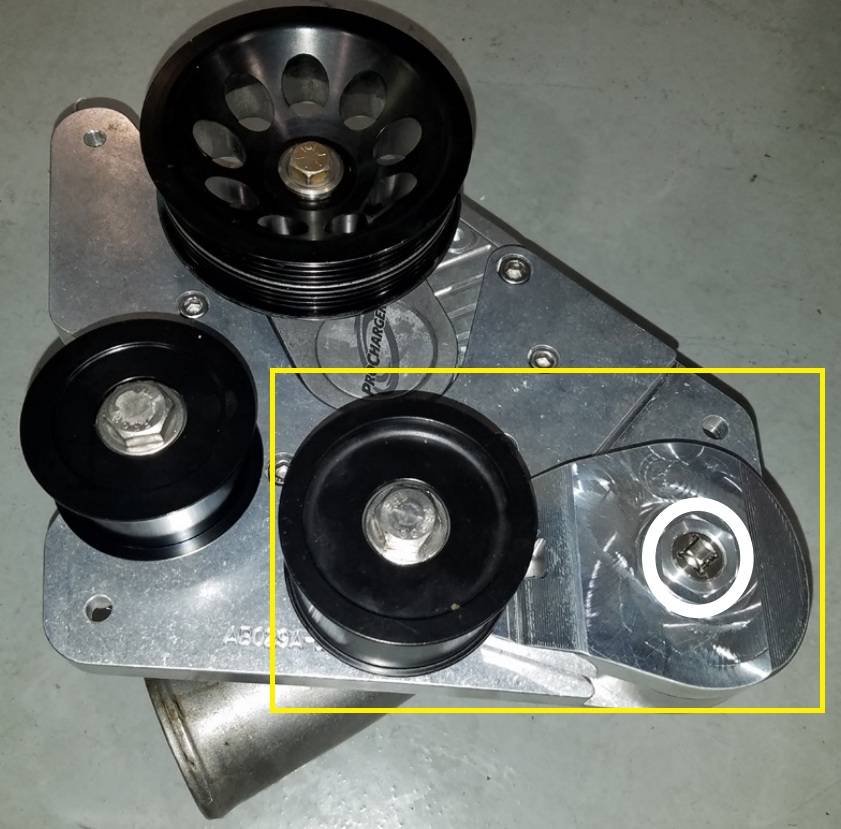 ATI/ProCharger Parts - ProCharger 2014-19 C7 Corvette 10 Rib H.D. Tensioner Assembly - Image 1