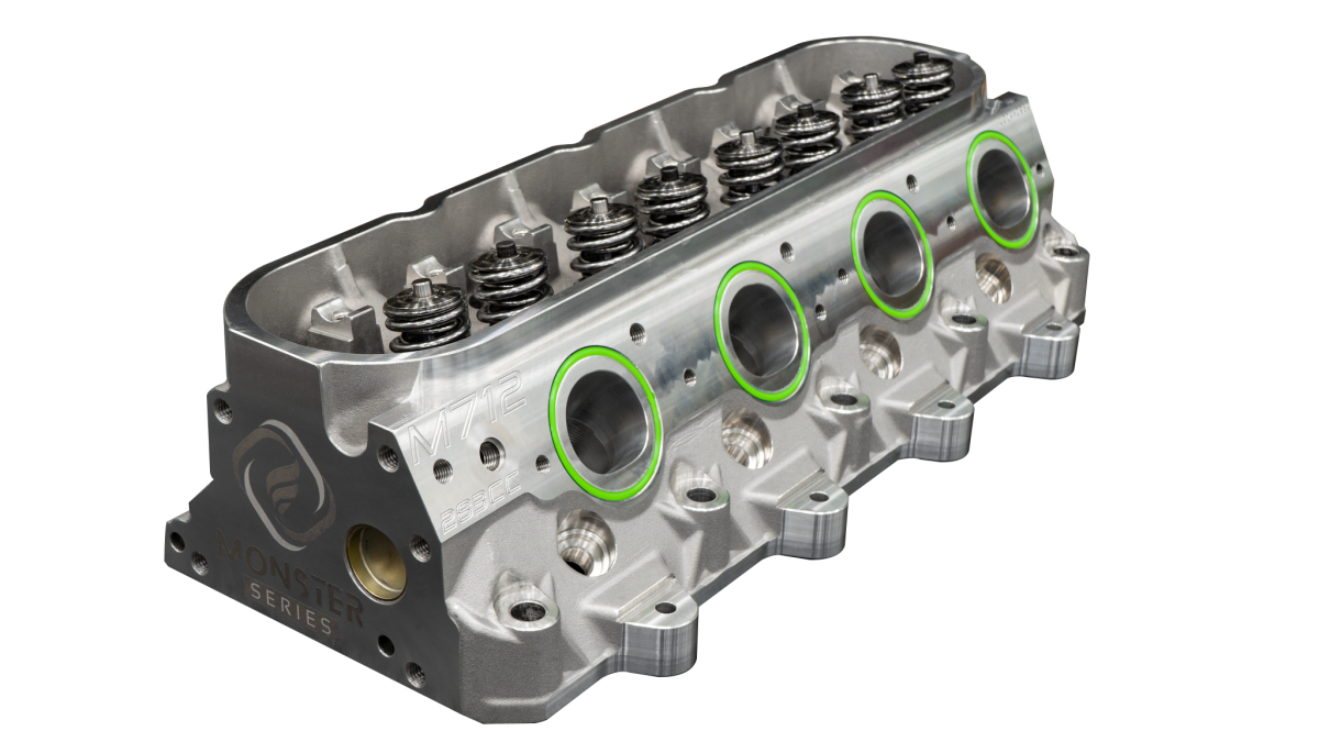 Frankenstein Engine Dynamics - Frankenstein M712 Monster 283cc LS7 CNC Ported 12 Degree Cylinder Head, 66cc Chambers, Bare - Image 1