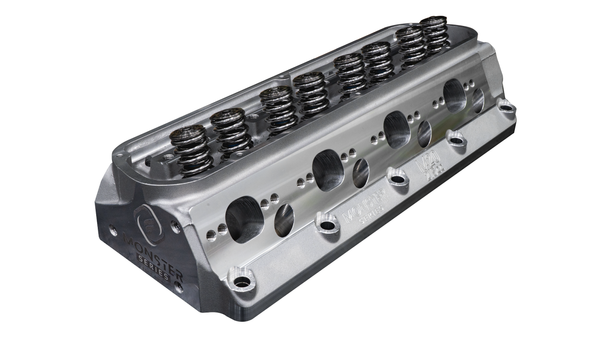 Frankenstein Engine Dynamics - Frankenstein M20 Monster 215cc SBF CNC Ported Cylinder Head, 67cc Chambers, Bare - Image 1