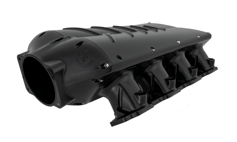 Frankenstein Engine Dynamics - Frankenstein LS7 Billet LowPro Intake Manifold - Anodized Black Finish  (2000HP Rated) - Image 1