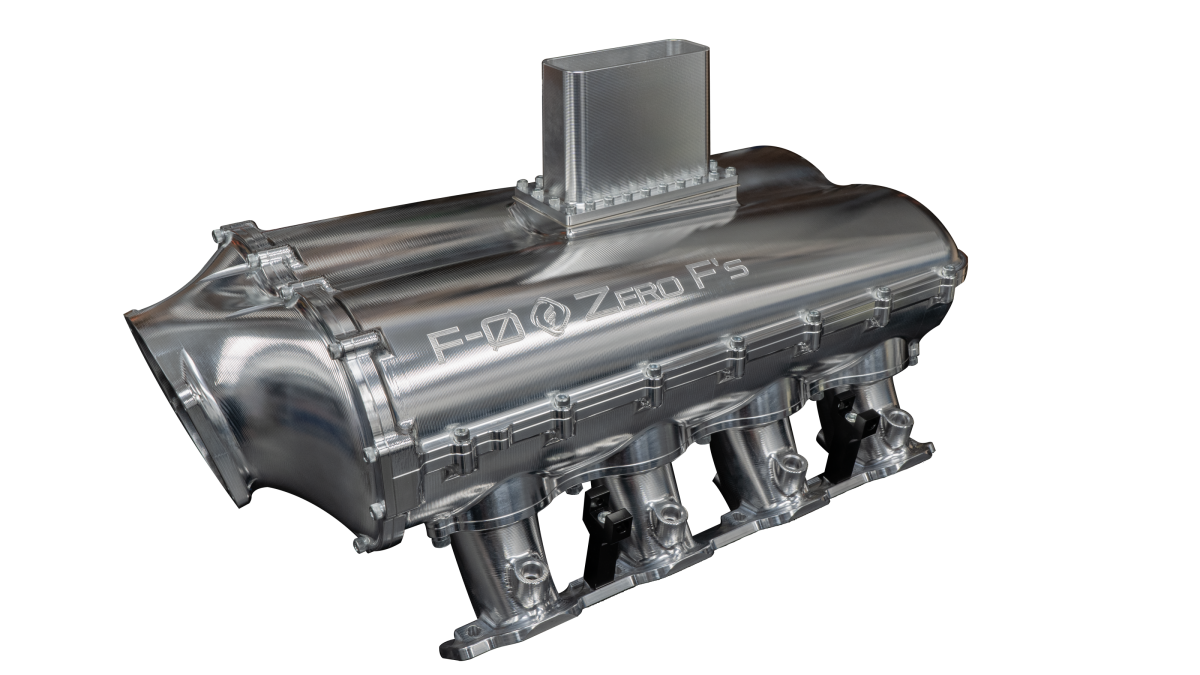 Frankenstein Engine Dynamics - Frankenstein LT Billet F-Zero Port Injected Intake Manifold - Anodized Black Finish (3000HP Rated) - Image 1