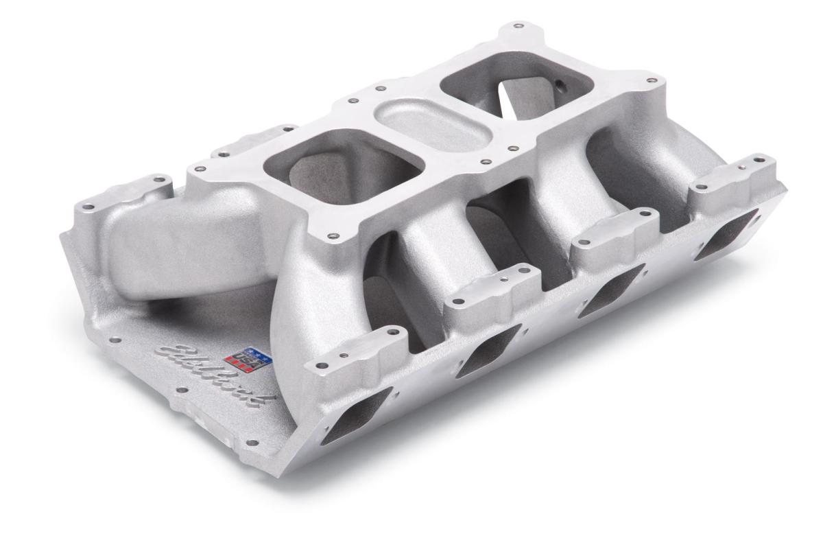 Edelbrock - Edelbrock Gen II Hemi Performer RPM Dual-Quad Single Plane Intake Manifold - 4150 flange - Image 1