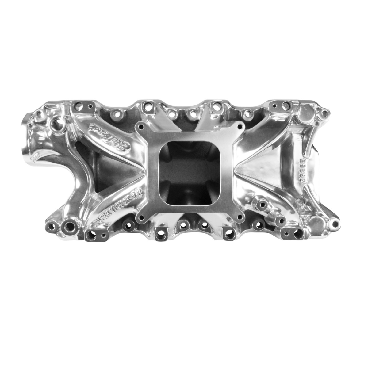 Edelbrock - Edelbrock Super Victor SBF EFI Single Plane Polished Intake Manifold - 8.2 Deck - Image 1