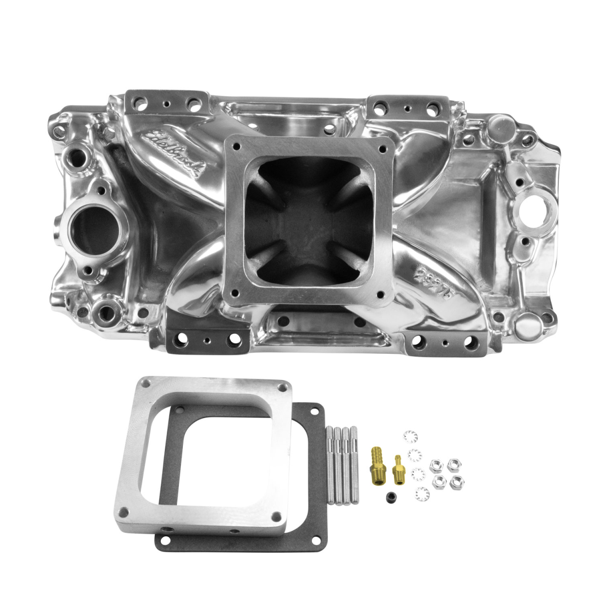 Edelbrock - Edelbrock Super Victor BBC EFI Single Plane Polished Intake Manifold - Image 1