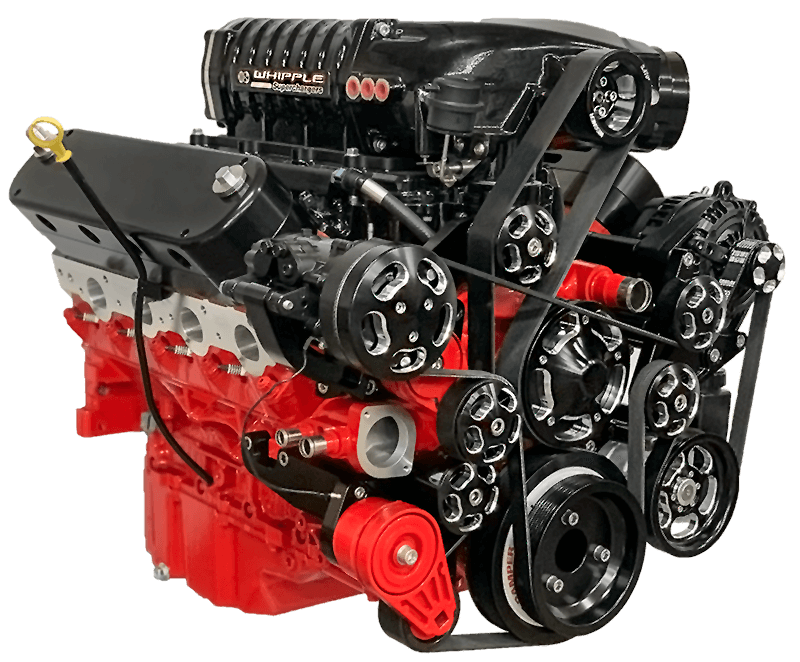 Whipple Superchargers - Whipple GM LT Front Feed 3.0L Supercharger Intercooled Hot Rod Kit For LT1 Crate Engines - Image 1