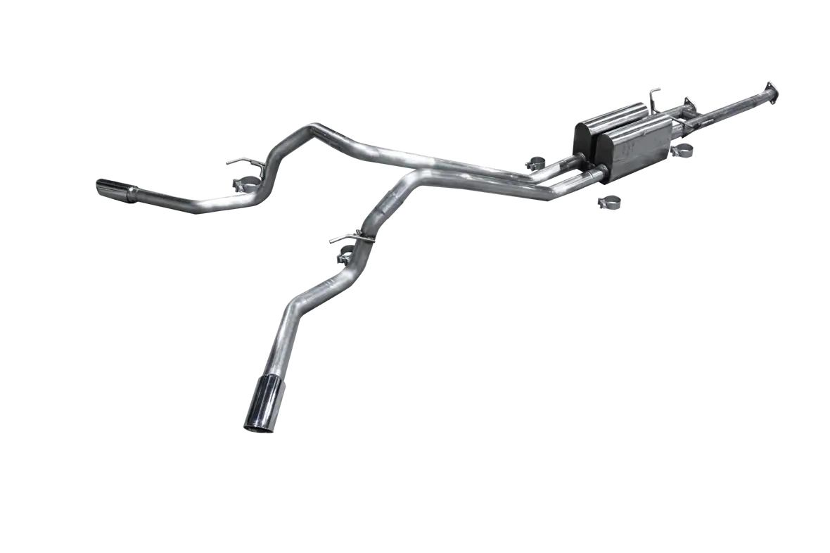 American Racing Headers - ARH Toyota Tundra 2010-2023 2.5" x 2.5" Catback With Dual Stainless Steel Tips - Image 1
