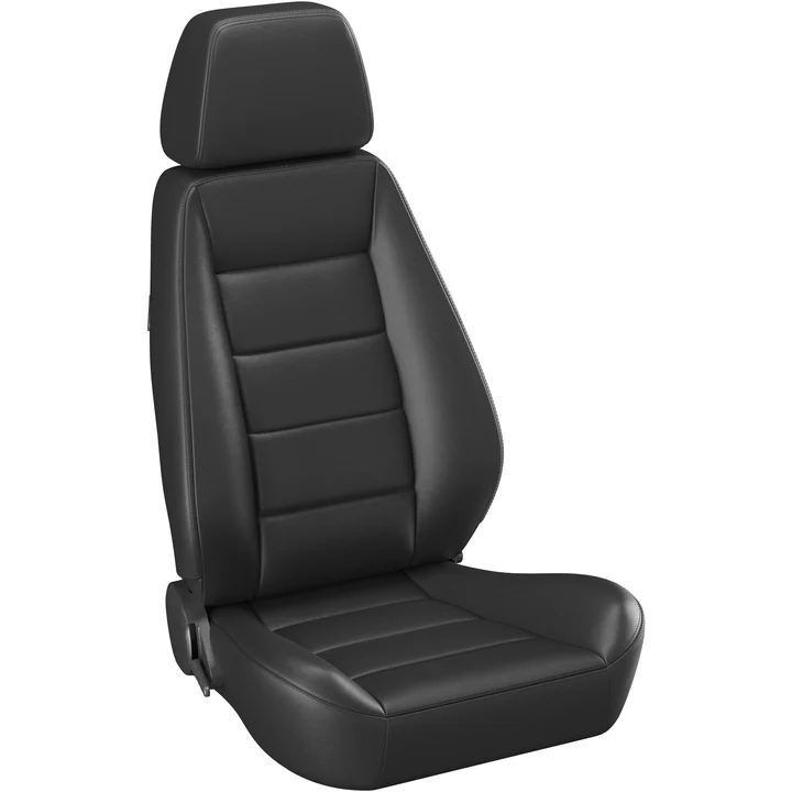 Corbeau-Blem - Blemished Corbeau Sport Black Vinyl Reclining Passenger Side Racing Seat w/ Seat Heater - Single - Image 1